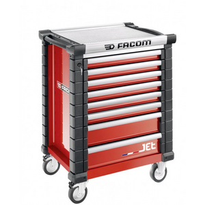 SERVANTE 8 TIROIRS ROUGE JET JETM3