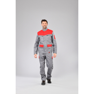 BLOUSON PRESTIGE BIORECYCLE T1 GAMME IDPLUSCOLOR GRIS ROUGET1