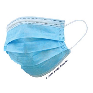MASCHERINA GENERICA AD USO ESCLUSIVO DELLA COLLETTIVITA' NON COSTITUISCE D.P.I./D.M. DISPOSABLE FACE MASK