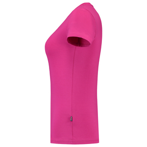 TRICORP T-SHIRT DAME V HALS FIT 101008 FUCHSIA MT XS