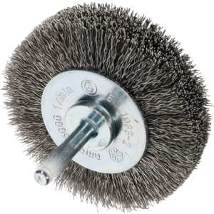 BROSSE CIRCUL./TIGE D.70MM EP.18 INOX ONDULE 0,3 MM (T=15 MM)