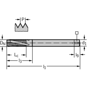 5076479-MASCHIO A MACCHINA IN HSS-E-PM 2041015- M3