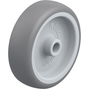 546598-RUOTA CON RIVESTIMENTO IN GOMMA TERMOPLASTICA, NUCLEO IN POLIPROPILENE TPA 101/12G