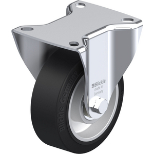 ROULETTE FIXE 180KG D.100MM AC BAND.CAOUT 40MM MOY BILLE