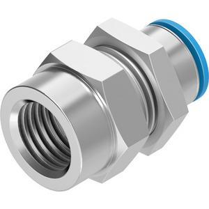 QSSF-1/4-10-B Push-in bulkhead fitting