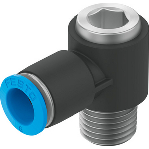 QSLV-1/4-8-I Push-in L-fitting