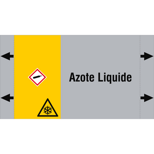 BRADY LEIDINGMERKER 165X90 AZOTE LIQUIDE