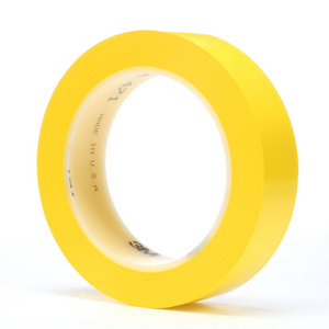 RUBAN ADHESIF VINYLE JAUNE 471 33 M X 25 MM UC36