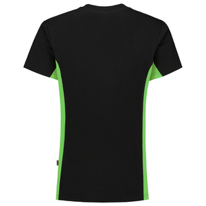 TRICORP T-SHIRT 102004 ZWART/LIME MT 7XL