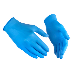 GANT NITRILE N.POUDRE BLEU 8 CONTACT ALIMENTAIRE (BO100)