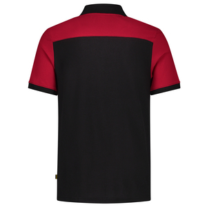 TRICORP POLOSHIRT NADEN 202006 ZWART/ROOD MT 3XL
