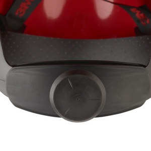 G3000NUV-RD ELMETTO VENTILATO BARD. A CRICCHETTO PLASTICA ROSSO CON UVICATOR 7000039721