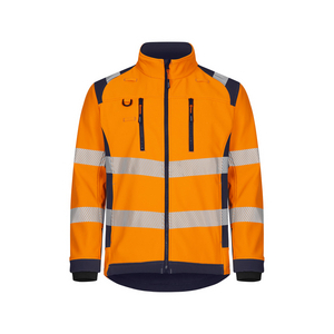 TRANEMO SOFTSHELL JACK HI-VIS 433248 ORANJE/MARINE MT S