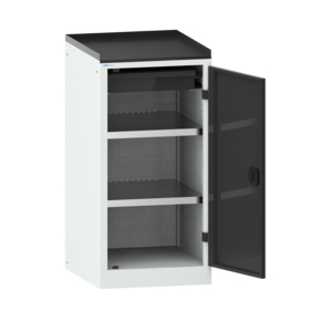 ARMOIRE D'APPOINT BASSE A PORTES 1 TIROIR 1000X500X580MM