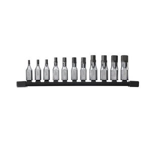 MILWAUKEE DOPPENSET 3/8 FOUR FLAT INBUS BIT (11-DELIG)