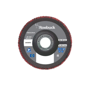 DISCO LAMELLARE CURVO DLBC DIAMETRO 125 GRANA 120 CERAMICA 866861