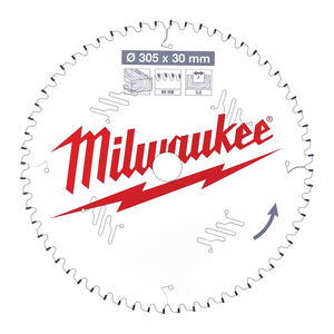MILWAUKEE CIRKELZAAG HOUT 305X30X3.0 ATB 60T -5