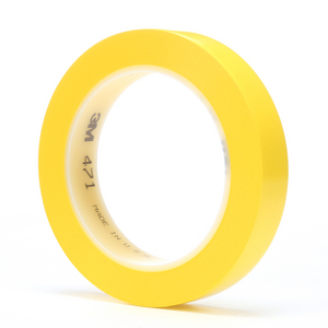 471 NASTRO ADESIVO VINILICO DI COLORE GIALLO SPESSORE 0,1M 19 X 33 7000047467