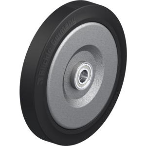 ROUE 900KG D.400MM 65MM CAOUT JANTE ACIER MOYEU BILLE