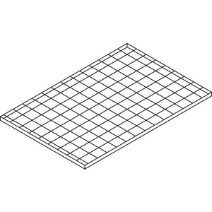 3410003900 GitterrostregalBoden 1000 X 750 mm