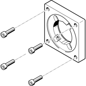 EAMF-A-38A-57A Motor flange