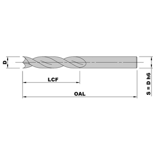 FORET POUR KEVLAR D3,2 L45