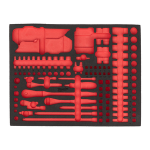 MILWAUKEE LEGE FOAM INLAY RATEL EN SLAGDOPPENSET 1/2
