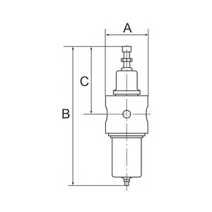 572.12 D ES-Filterregler 1.4404, rücksteuerbar, G 1/2, 1,0 - 15 bar