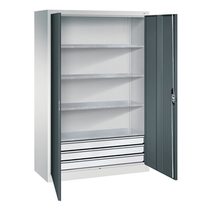 892725 Schwerlastschrank (Hxbxt) 1950x1200x500 mm RAL7016/7035