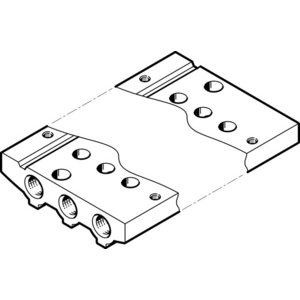 VABM-L1-10AS-M5-6 Manifold strip