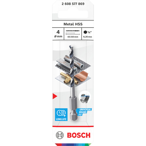 BOSCH METAALBOOR HSS POINTTEQ 4.0MM 2608577869