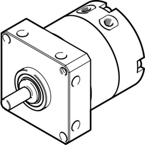 DSM-T-10-90-P Semi-rotary drive