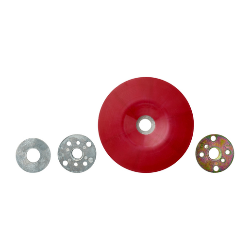 3M Plato Soporte Acanalado Alto Rendimiento 180mm Rojo - Para Discos Cubitron II