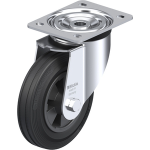 ROULETTE PIVOT. 135KG D.160MM AC BAND.CAOUT 40MM MOY ROULEAUX
