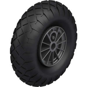 599167-RUOTA CON PNEUMATICO, NUCLEO IN MATERIALE SINTETICO PK 257/20-75G