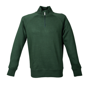 FELPA ZIP 1/3 KIOTO POL/COT GREEN 993169 # 3XL GREEN