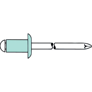 GESIPA BLINDKLINKNAGELS ALUMINIUM 5 X 8 216300928