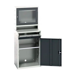 POSTE INFORMATIQUE 650X550X1650 TFT 1 TAB 1 SUPPORT CLAVIER