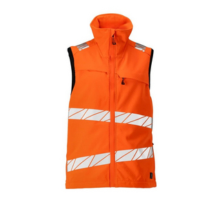 MASCOT BODYWARMER SOFTSHELL 24065-143 HV ORANJE MT 3XL