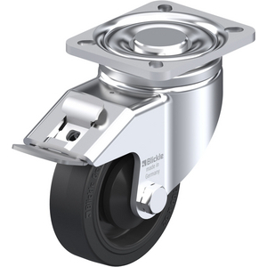 ROULETTE PIVOT. 170KG D.100MM AC BAND.CAOUT 38MM MOY BILLE+FR