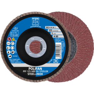 DISQUE PFF 125X22,23 GR 80 EXECUTION A SG 67608125