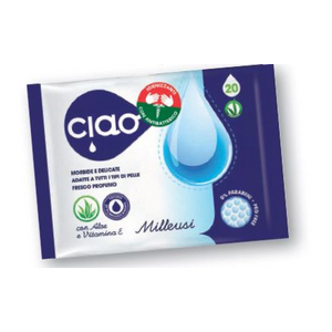 CONFEZIONE 20PZ. SALVIETTE IGIENIZZANTI SALVIETTE CIAO 20