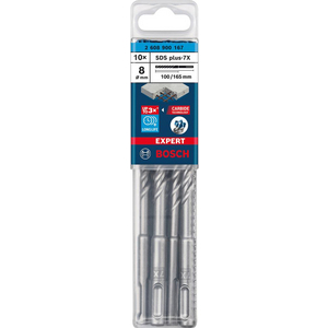 9773990816 Hammerbohrer SDS-plus 7x 8x100x165mm 10St EXPERT Bosch
