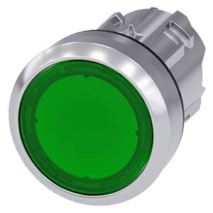 SIEMENS VERLICHTE DRUKKNOP GROEN 3SU1051-0AB40-0AA0