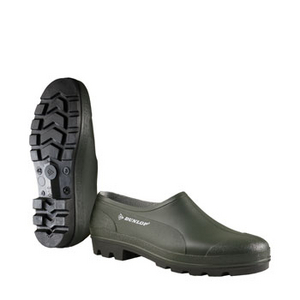 SABOT BICOLOUR WELLIE SHOE P37 PVC BEIGE/VERT
