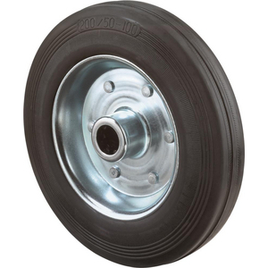 3310014955 Gummirad 160 mm StahlblechRollenkorblag