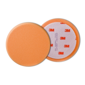 TAMPONE IN SPUGNA PER PASTE ABRASIVE PERFECT-IT, ARANCIONE, PIATTO, 150 MM, 09550 7000032308