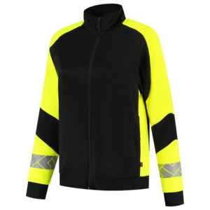TRICORP SWEATVEST DAMES REDEFINED REFL 306115 ZW/GL MT 5XL