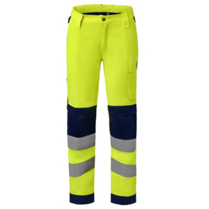 HAVEP DAMES BROEK HI-VIS 80620 GEEL/MARINE MT 42