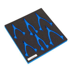 MOUSSE SERV. 6 PINCES CIRCLIP VIDE - TYPE A / 360X410X30MM